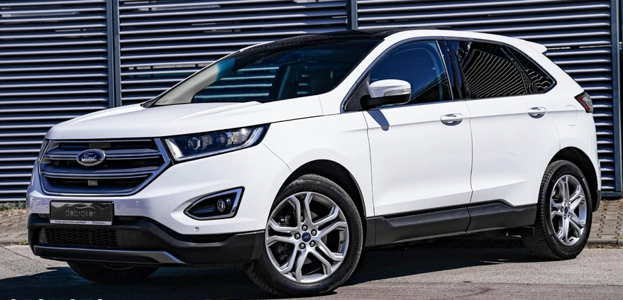 Ford EDGE cena 89900 przebieg: 123624, rok produkcji 2017 z Bieruń małe 667